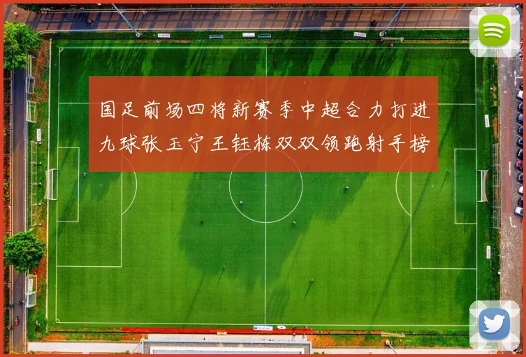 国足前场四将新赛季中超合力打进九球张玉宁王钰栋双双领跑射手榜